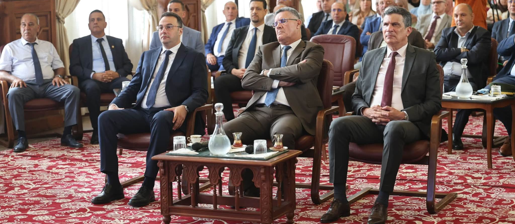 السيد الوزير والي ولاية الجزائر يستقبل السيد وزير الري للإشراف على زيارة عمل بإقليم الولاية