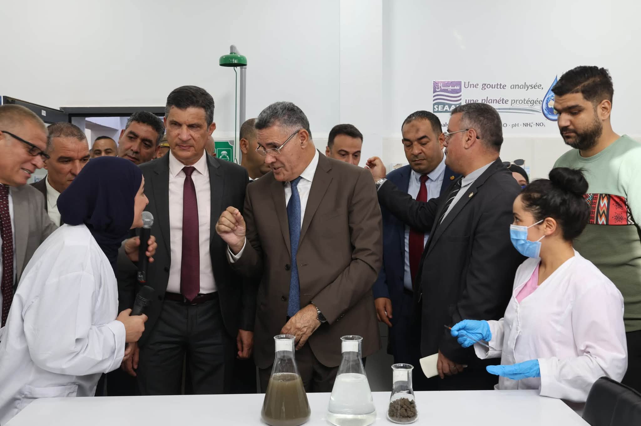 تدشين ووضع حيز الخدمة محطة تصفية المياه المستعملة بجنوب المدينة الجديدة سيدي عبد الله