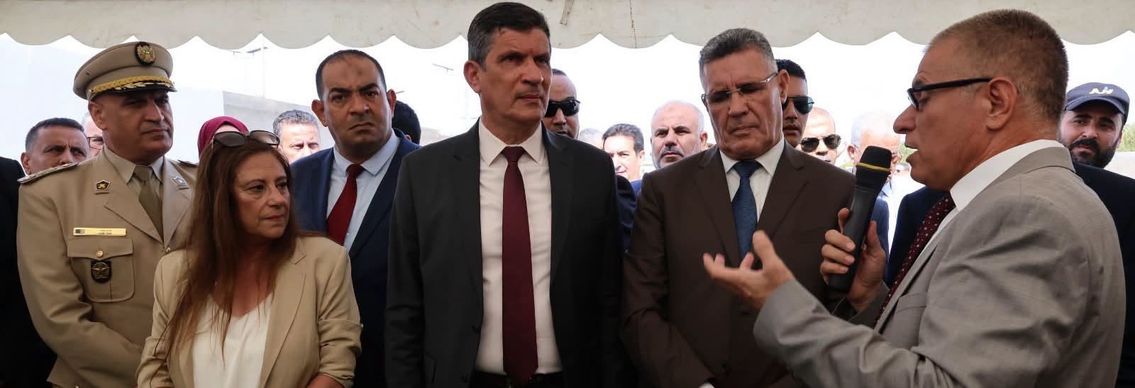 معاينة مشروع إنجاز خزان مائي بسعة 10 آلاف متر مكعب بزرالدة