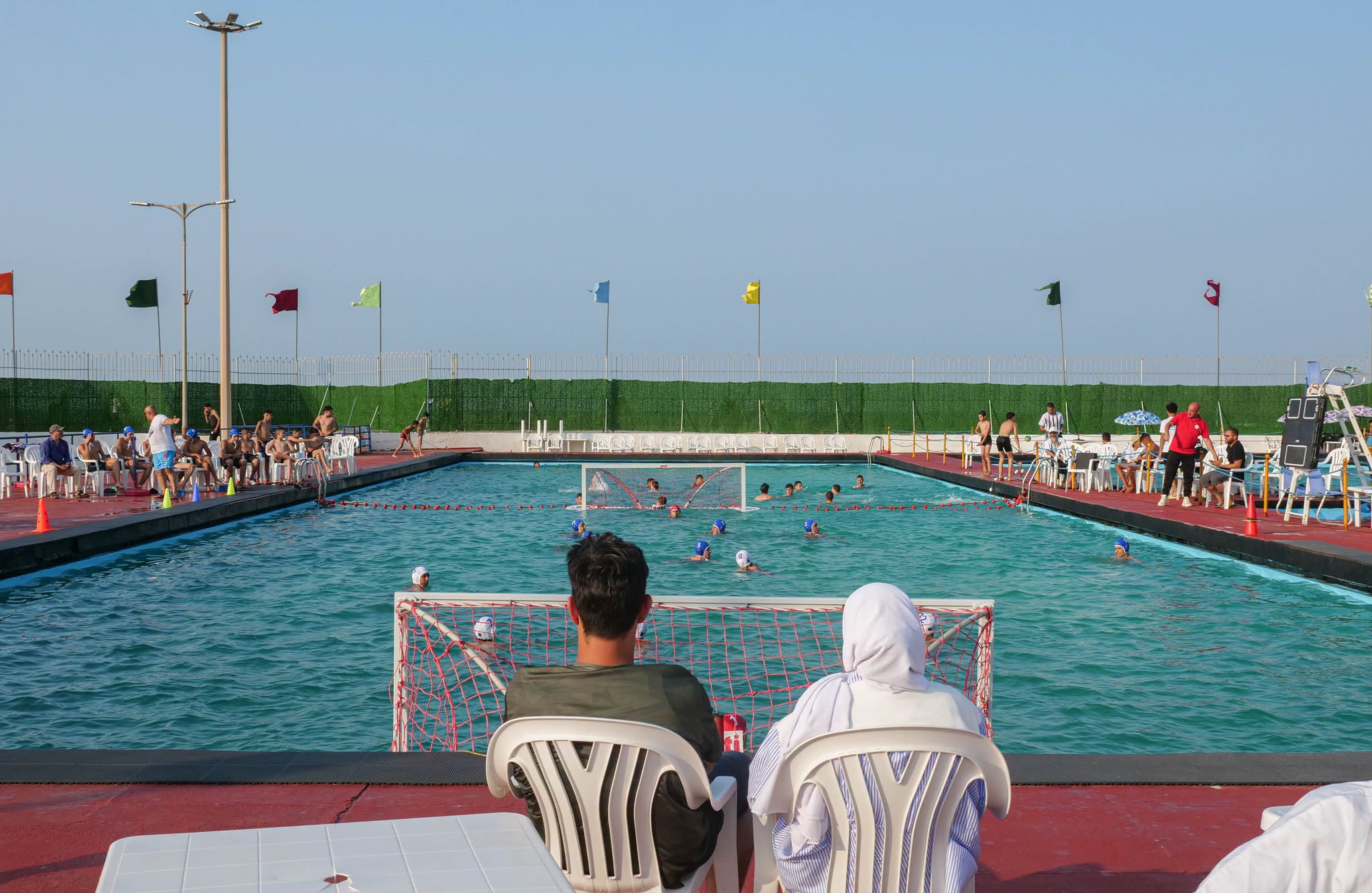 أجواء مميزة بمسابح الكيتاني خلال فعاليات البطولة الوطنية لكرة الماء Water Polo 2026