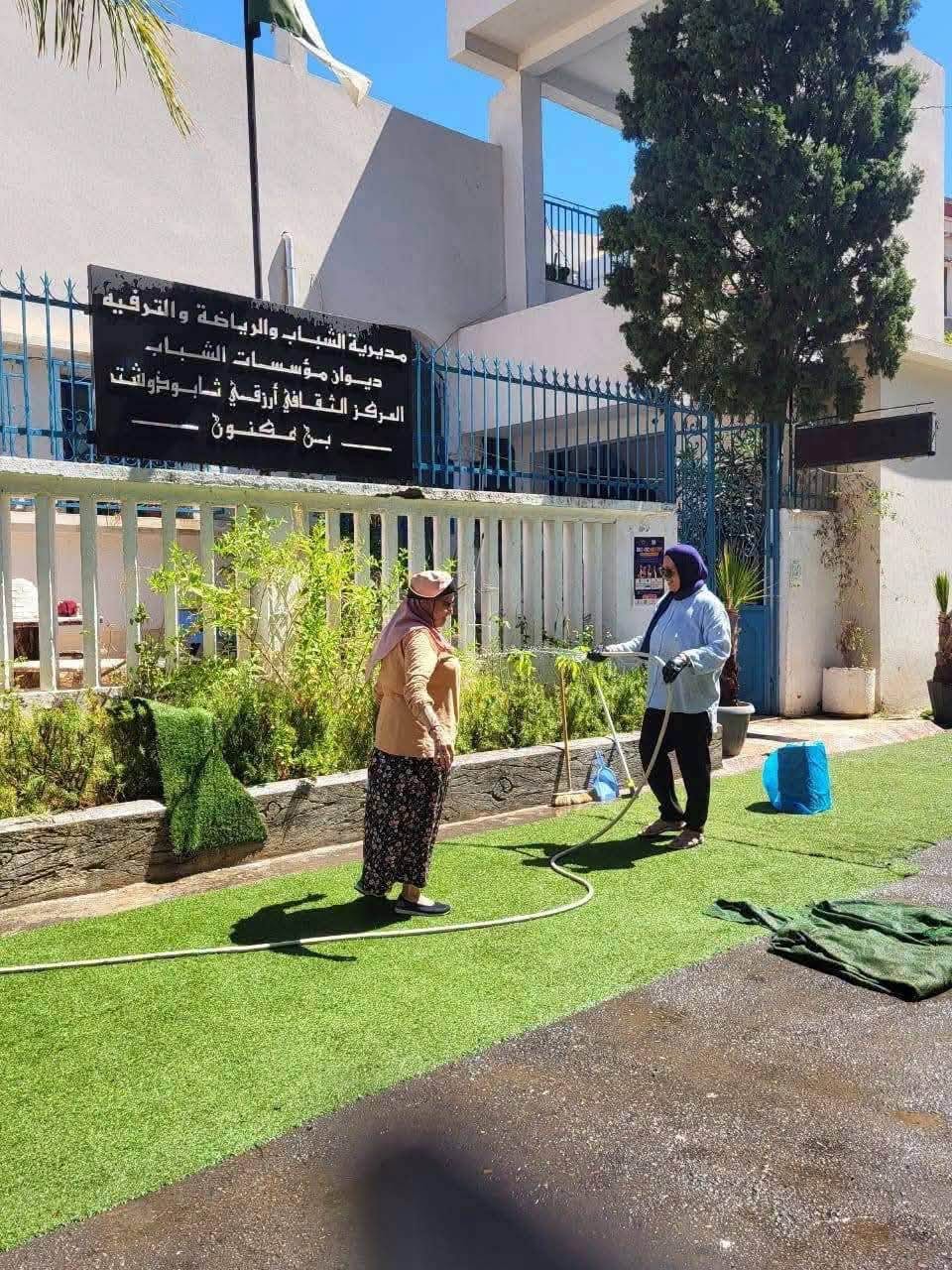 حملة التنظيف الكبرى للعاصمة   نتعاونوا شوية حومتنا تبقى نقية