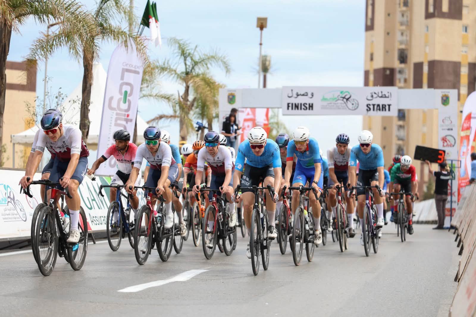 المرحلة الثالثة من منافسات Grand Prix El Djazaïr ضمن الجائزة الدولية الكبرى لمدينة الجزائر للدراجات