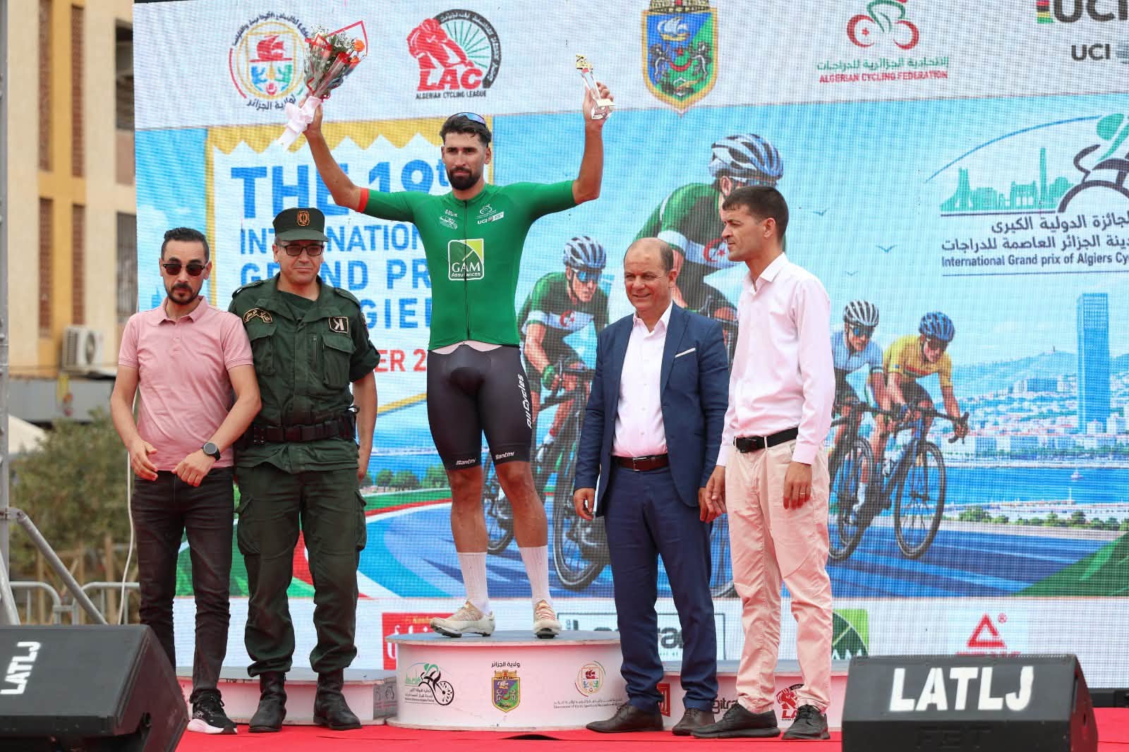 المرحلة الثالثة من منافسات Grand Prix El Djazaïr ضمن الجائزة الدولية الكبرى لمدينة الجزائر للدراجات